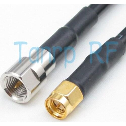 Free Shipping! RG58 extension cable 100CM FME male plug to SMA male 3FEET RF connector Pigtail coaxialjumper cable