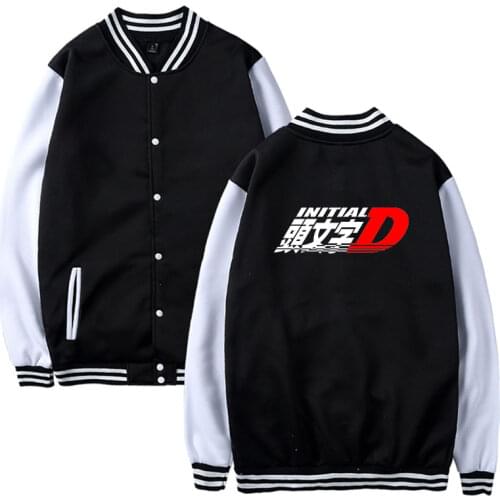 INITIAL D Baseball Jackets Bomber Jacket Men Women Custom Winter Jacket Coat Streetwear Sweatshirt Hoodies jaqueta masculina