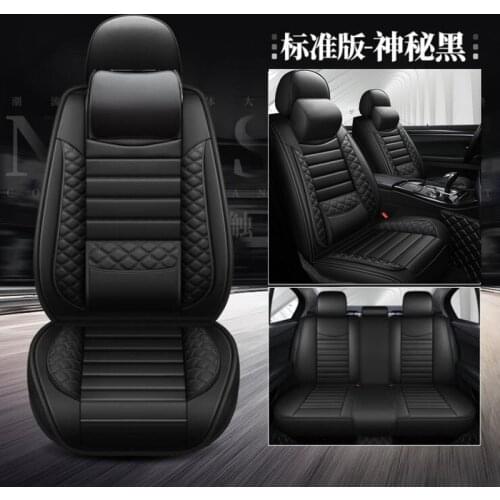 Full Coverage Eco-leather auto seats covers PU Leather Car Seat Covers for Citroen c1 celysee ds3 c4 ds4 c5 ds5 c3 aircross car