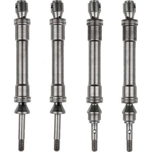 CVD Steel Front & Rear Drive Shaft Assembly Heavy Duty For 1/10 RC Traxxas Slash 4x4 Stampede VXL 2WD 6851R 6851X 6852R 6852X