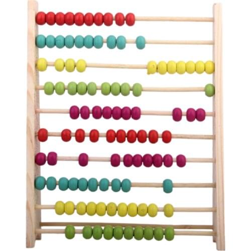 Add & Subtract Abacus with 100 Colorful Beads - Children Counting Number Maths Learning Toy Educational Gift