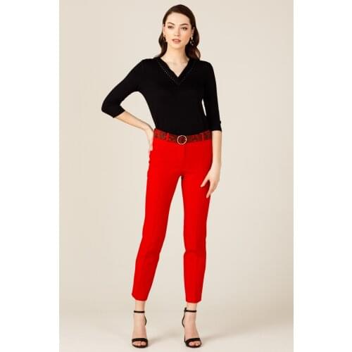 EKOL Women's Skinny Pants