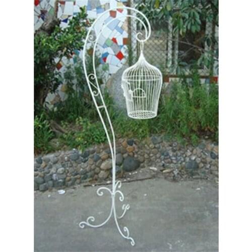 European style wrought iron floor stand wedding bird cage window decoration bird cage