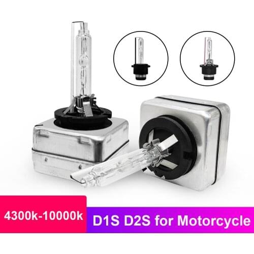 HID Motorcycle Headlight D1S D2S Xenon Lights Bulbs Fog Lamp Front Headlamp for Moto Spotlights 4300K 6000K 8000K 10000K