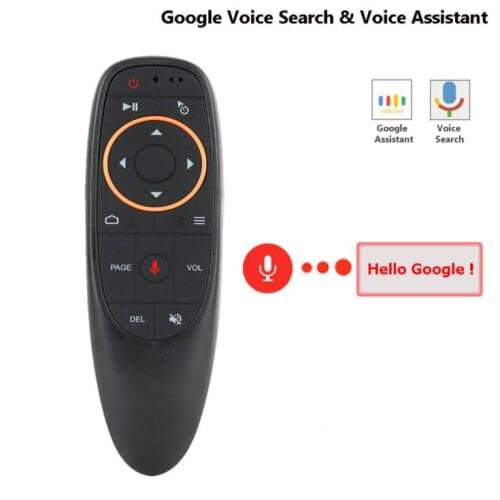 G10 G10S Voice Remote Control 2.4G Wireless Air Mouse Microphone Gyroscope for Android tv box T9 H96 Max X96 mini X96 MAX