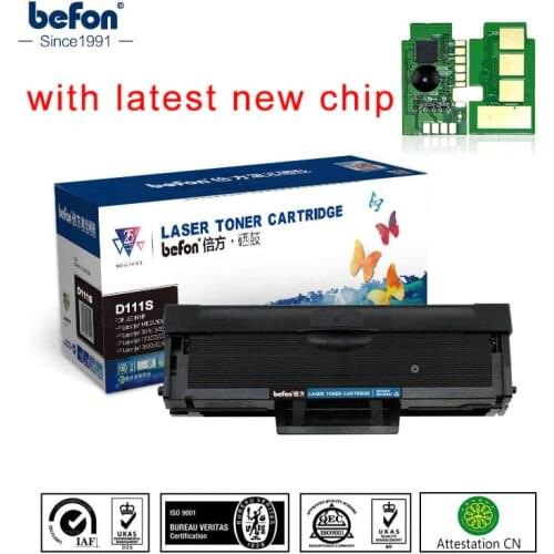 Befon D111 MLT D111S 111 Toner Cartridge Compatible for samsung Xpress M2070 M2070FW M2071FH M2020 M2020W M2021 M2022 wich chip