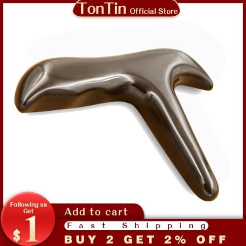 5A grade brown color Si Bin Bian stone massage guasha kit point massage cone tupe 1 100% original foot massage backpain backache