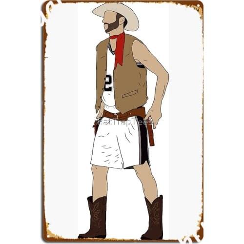 Cowboy Manu Metal Plaque Poster Plates Personalized Cinema Kitchen Pub Garage Tin Sign Poster