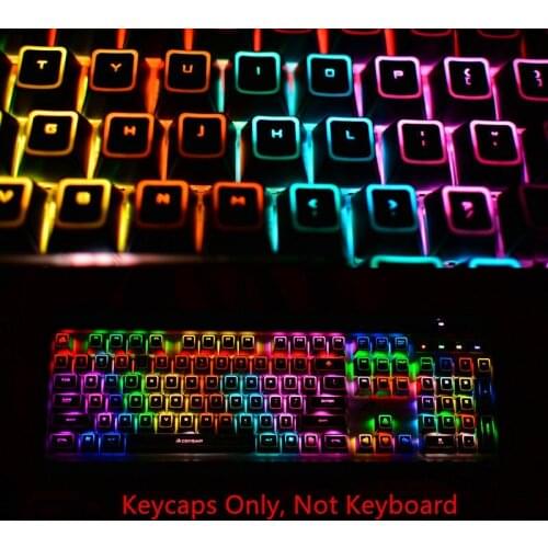 104 Keys Corsair ROG Backlit Keycap Top Print Artisan Keycaps Set for Corsair K70 RGB K65 K95 Strafe Mechanical Gaming Keyboard
