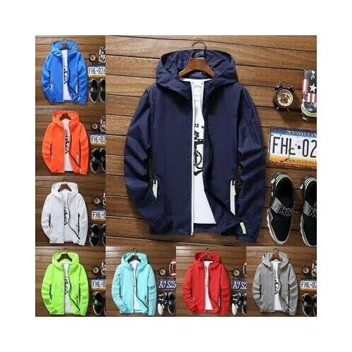 Mens Reflective Jacket Light Hoodies Women Jackets Hip Hop Waterproof Windbreaker ZIPPER Jacket Hooded Streetwear Coats Man Gym