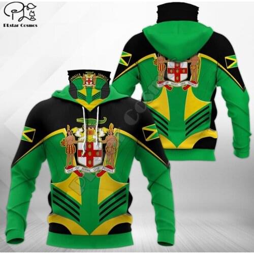PLstar Cosmos Jamaica Expats Symbol Flag 3D Printed New Fashion Mens Mask Hoodies Winter Casual Windproof Clothing Style-1
