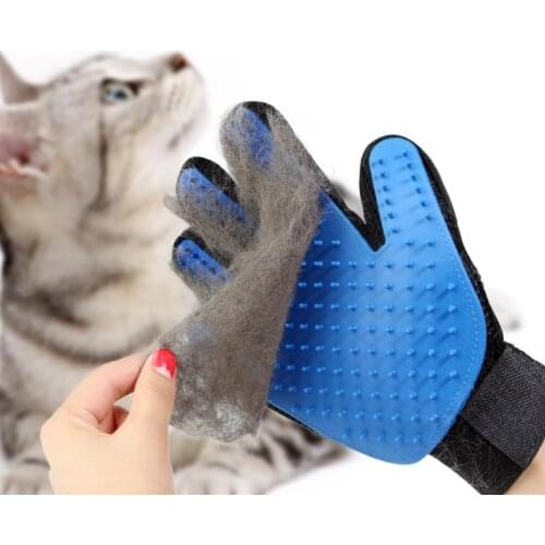 Pet Glove For Cats Deshedding Brush Supplies Dog Hair Comb Finger Glove Grooming Product Pet Cat Cleaning Accessories