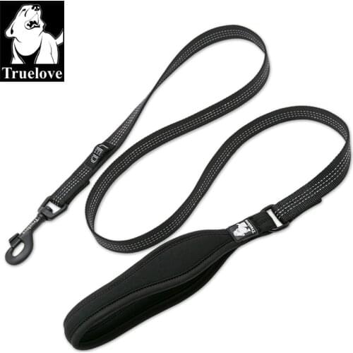 Truelove Dog Leash Reflective Material Nylon Ribbon D-ring used harness and collar For Small Big All Breed Pet Drodution TLL2771