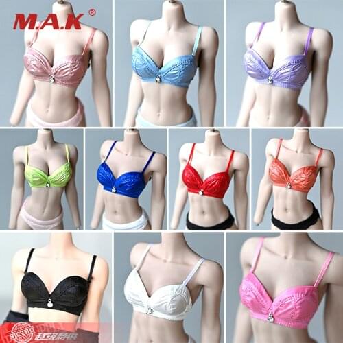 1/6 Sale Female Bra corsage Camisole 12'' Mid/Big Bust Figure Clothes Toy Fit 12'' Female PH TBL Figure seamless body