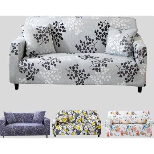 Gray Sofa Cover Stretch Furniture Covers Elastic Sofa Covers For Living Room Slipcover sofa seat cover spandex couch 1-4 seater