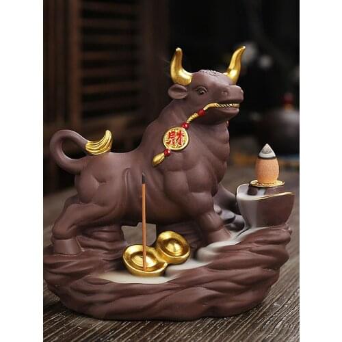 Incense Burner Backflow Handicraft Innovative Waterfall Smoke Holder Handmade Ornament Home Iving Room Decor Gift Decoration New