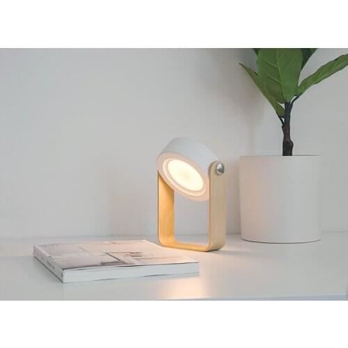 Foldable Touch Dimmable Reading LED Night Light Portable Lantern Lamp USB Rechargeable for Children Kids Gift Bedside Bedroom