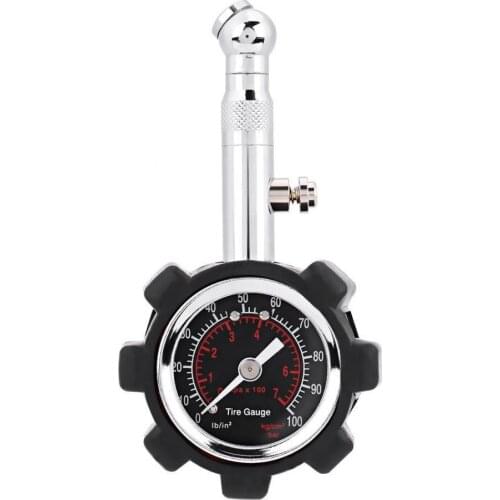 Tire Pressure Tester 0 - 100PSI Tire Air Pressure Gauge Meter Tester for Car Truck Motorcycle Bike Car Accessories Manual Hand