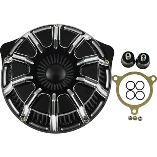 Air Filter CNC Air Cleaner For Harley Sportster XL883 1200 Dyna Fatbob Touring Street Glide FLHR Softail Heritage 91-2018