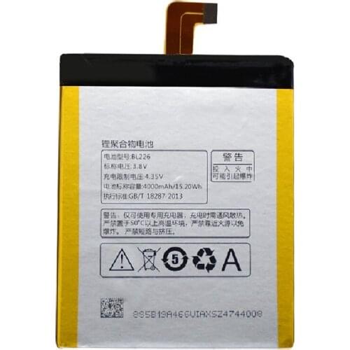 High Quality 3.8V 4000mAh For Lenovo BL226 Battery for lenovo S860 mobile phone in stock