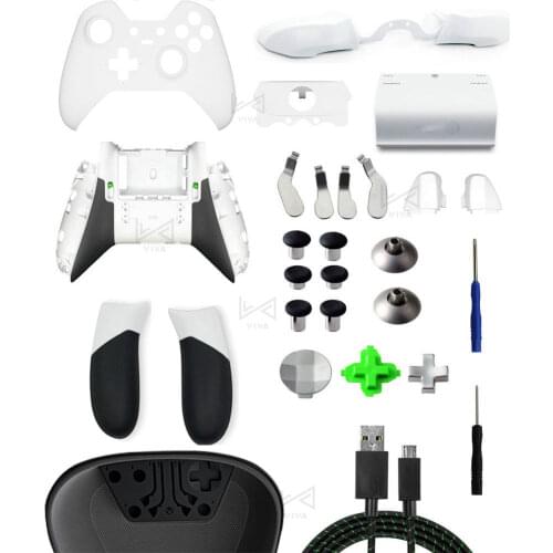 Repair Part For Xbox One Elite Controller Housing Shell Kit + LB RB Thumbstick Buttons Cover Case