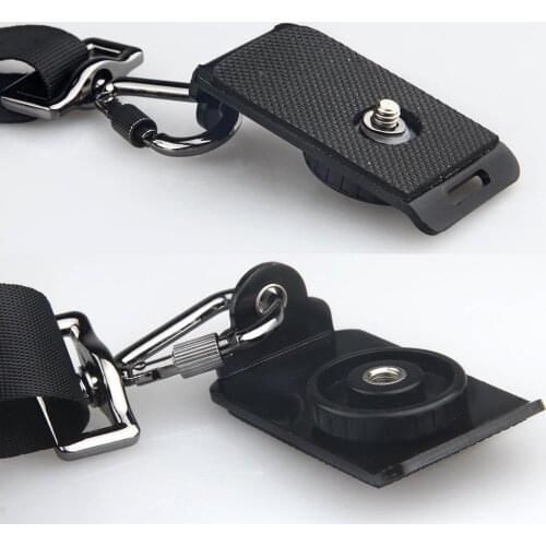1 PCS Metal DSLR Camera Quick Release Plate With 1/4 Screw For Nikon Sony Fuji Sling Shoulder Neck Strap Belt Accessories
