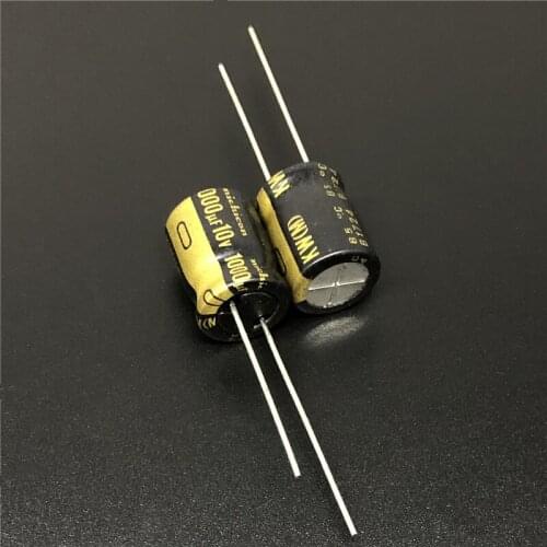 10Pcs 1000uF 10V NICHICON KW Series 10x12.5mm 10V1000uF HiFi Audio Capacitor