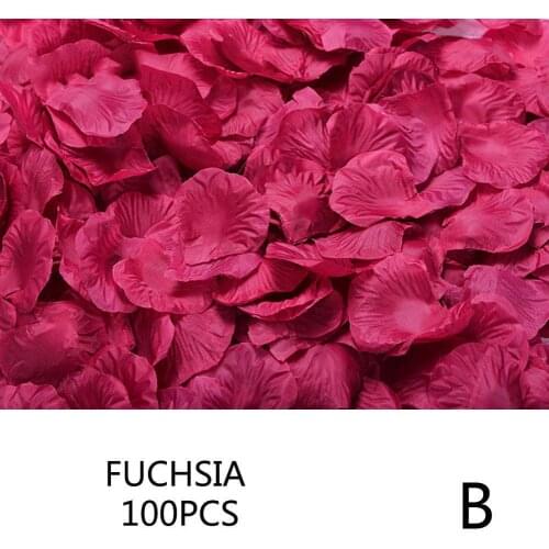 1000 Pieces/set 4.5*4.5cm Silk Rose Petals Romantic Flower Leves Decoration Roses Party Diy Festival Flowers Wedding Artifi G2O5