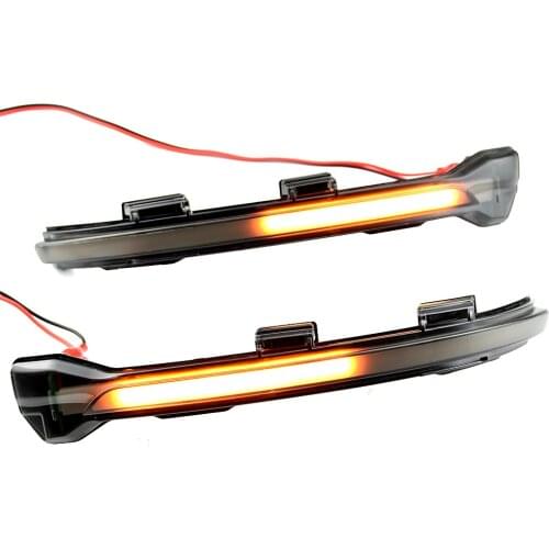 2PCS For VW Golf MK7 7.5 7 GTI R GTD Dynamic Blinker LED Turn Signal For Volkswagen Rline Sportsvan Touran Side Mirror Light