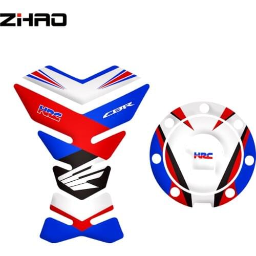 3D Motorcycle Decal For Honda CBR RVF VFR CBR 250 400 500 600 1000 1100 CBR 1000 RR Gas Oil Fuel Tank Pad Protector Car Sticker