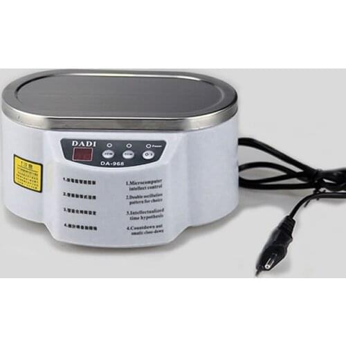 968 Ultrasonic Cleaning Machine Equipment Jewelry Mobile Phone Motherboard Metal Glasses 30W 50W Cleaner Washer 40KHZ 600ml