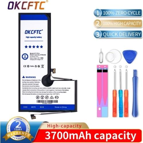 3700mAh High capacity phone Battery For Apple 11 Pro Replacement Bateria For iPhone11 Pro batteries with Tools
