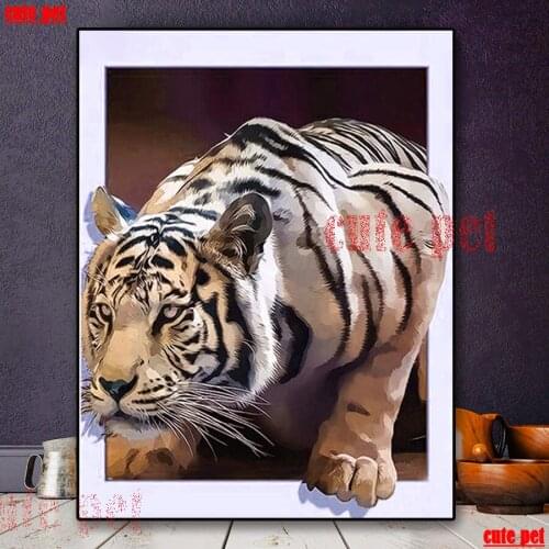 Diy Diamond Painting Animal tiger full drill 5d Diamond embroidery crystal sale diamond Cross Stitch mosaic home decoration