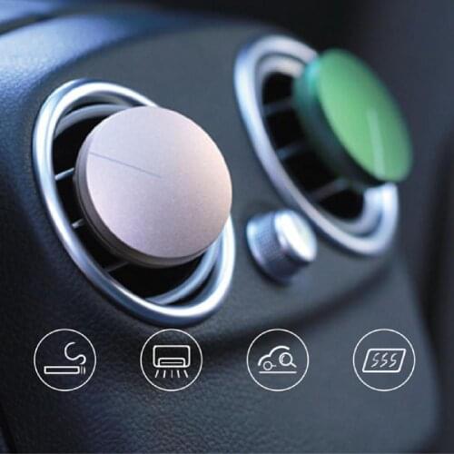 Car Aromatherapy Bladeless Fan Type Magnetic Diffuser Matte Texture Stable Air Vent Freshener for Auto Interior Accessorie Air F