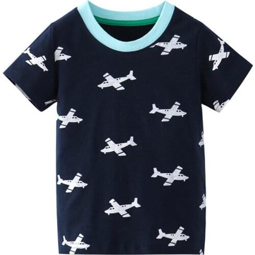 Funnygame Toddler Summer T shirts Cartoon Printed New 2020 Baby Cotton Clothing Casual Tees Tops Boys T shirts