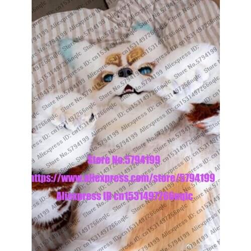 Customized Available REAL PHOTO dx0041 head CAT full sets husky dog Suit fursuit Costume fox Party Carnival Gift