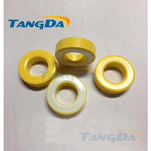 Tangda Iron Power Cores inductor T150-26 38.4*21.5*11.1 mm yellow/white coated ferrite ring core filtering