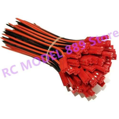 JST 2 Pin Male Female Cable Connector JST 2P 10cm 20awgWire Plug Jack Connectors for LED Lamp Strip RC BEC Battery DIY FPV Drone