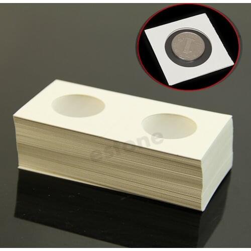 Hot New 50pcs 29mm Lighthouse Stamp Coin Holders Cover Case Storage 2X2" Flip