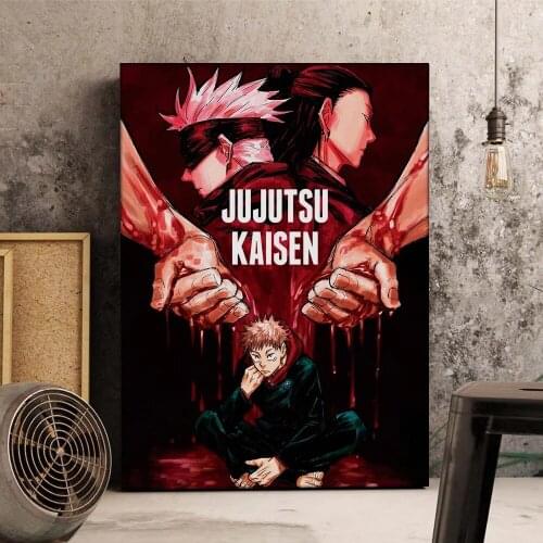 Modular Anime Jujutsu Kaisen Gojo Satoru Canvas Pictures Painting Home Decor Prints Poster Living Room Modern No Frame Wall Art