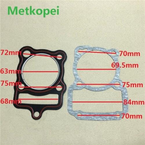 Motorcycle CG150 QJ150 162FMJ cylinder block gasket for Honda 150cc CG 150 engine seal spare parts