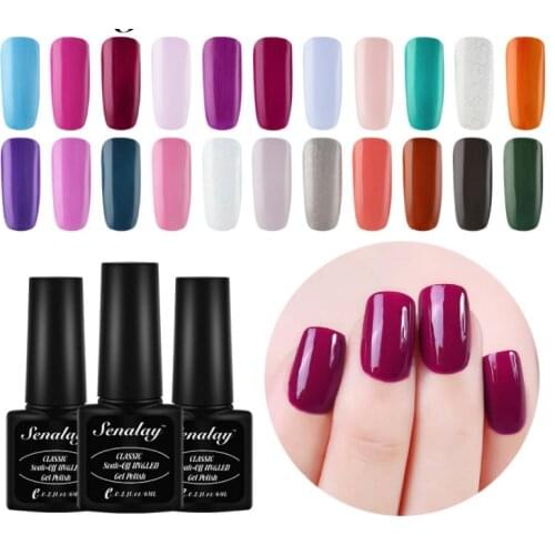Gel Polish Set For Manicure UV Vernis Semi Permanent Top Coat Gel Varnishes Nail Art Lamp Lacquers Nail Polish Primer