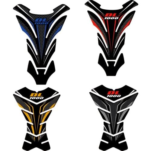 For Suzuki V-Strom 650 DL650 DL1000 DL 1000 Real Carbon Fiber Tank Gas Cap Fuel Filler Pad Cover Sticker