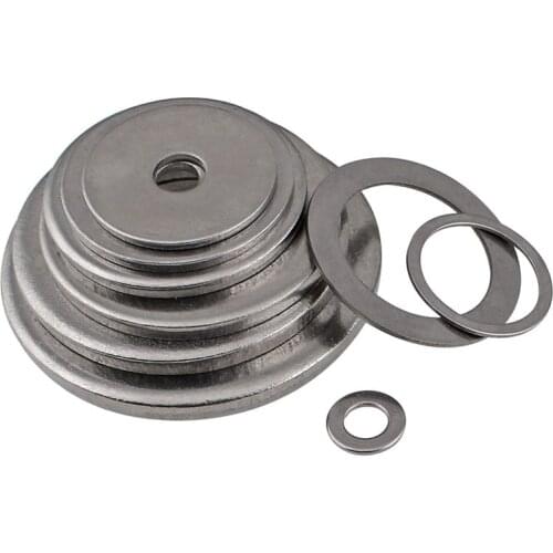 M12/M14/M16/M18/M20/M22/M24/M30 304 Stainless Steel Flat Washer Ultra-thin Metal Flat Washer Thick Flat Gasket