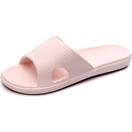 New Women Indoor Floor Shower Flat Shoes Summer Non-slip Flip Flops Bath Home Slippers Female Slipper Comfy Zapatillas De Hombre