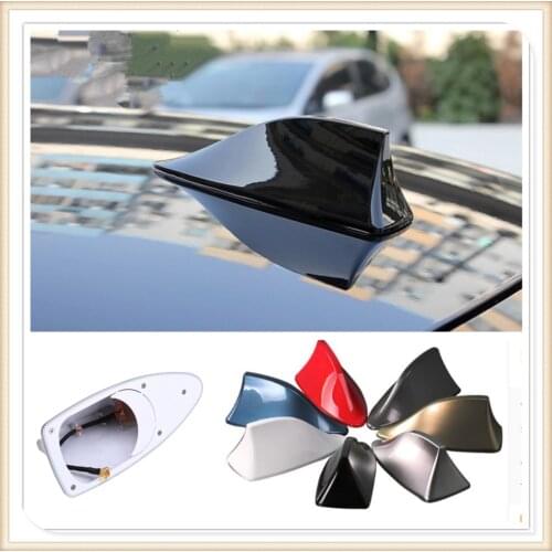 Car styling Shark Fin Antenna Auto Radio Signal Aerial Roof Antennas for VW Volkwangen MK7 Golf 7 Skoda Octavia A7