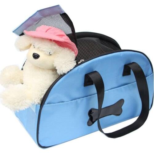 Pet Dog Fashion Solid Mesh Portable Handbag Breathable Outdoor Travel Carrier Slings Bags For Small Dogs Cats PB756