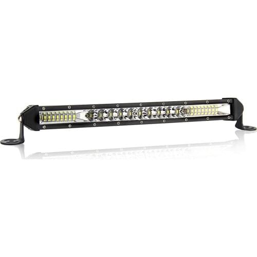 Led Light Bar 11 Inch Single Row Led Light Bar Spot Flood Combo Driving Off Road Light Bar LED Work Light 1PC for Truck