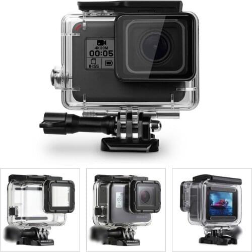 Waterproof Underwater Diving Housing Case Protective for Gopro Hero 7 6 5 Black Action Camera Mount for GoPro Accessory