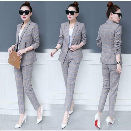 Zeongro Women's Trouser Suits In A Cage